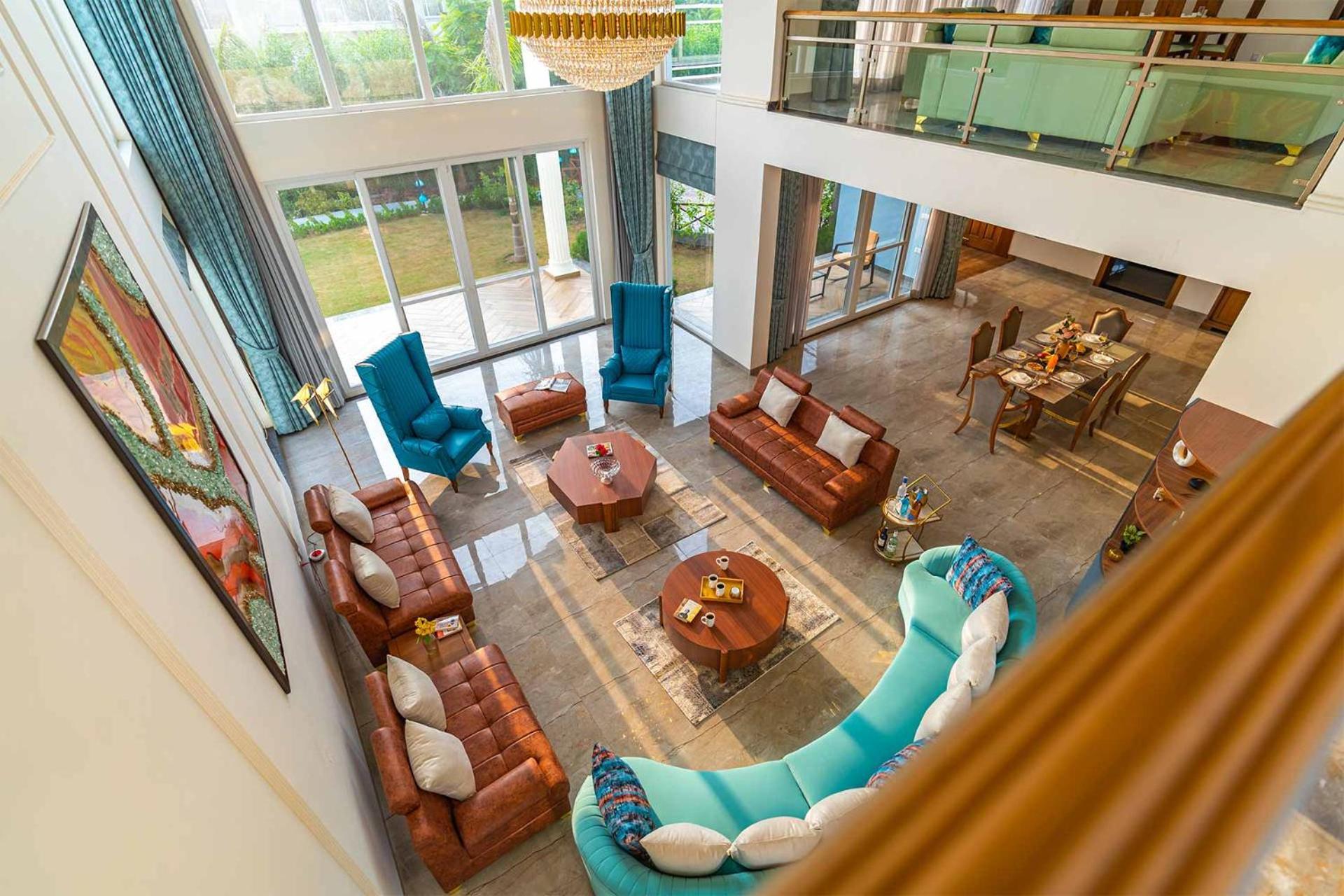 Stayvista At Serenity Farms With Pool, Lawn, Bonfire & Bbq Sohna Exteriör bild